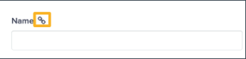 Data field link symbol