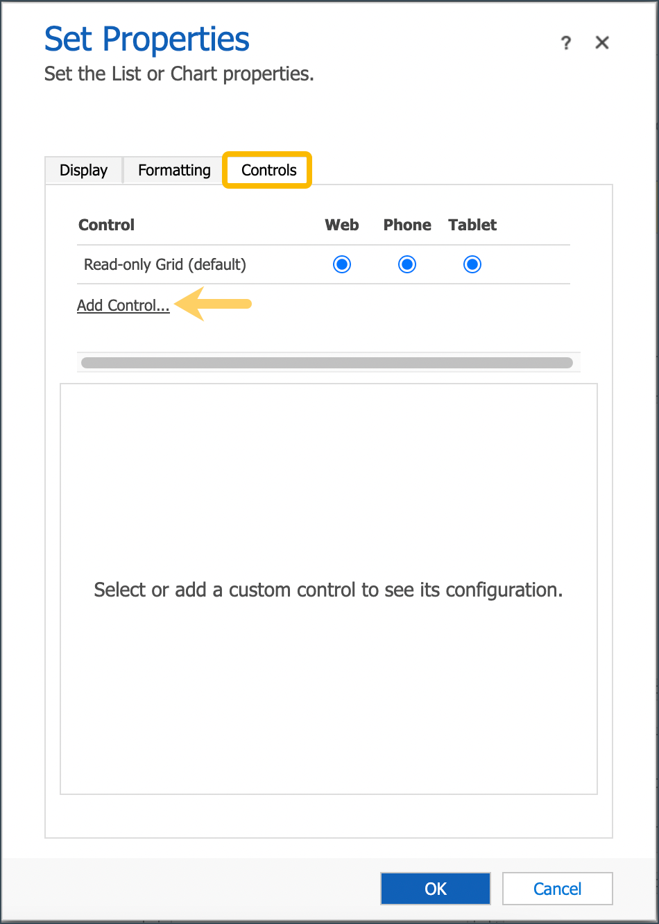 Add Control