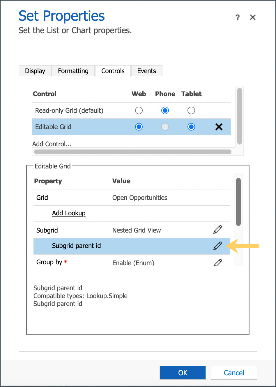 Edit Parent ID