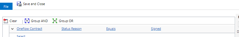 Condition for Signed status