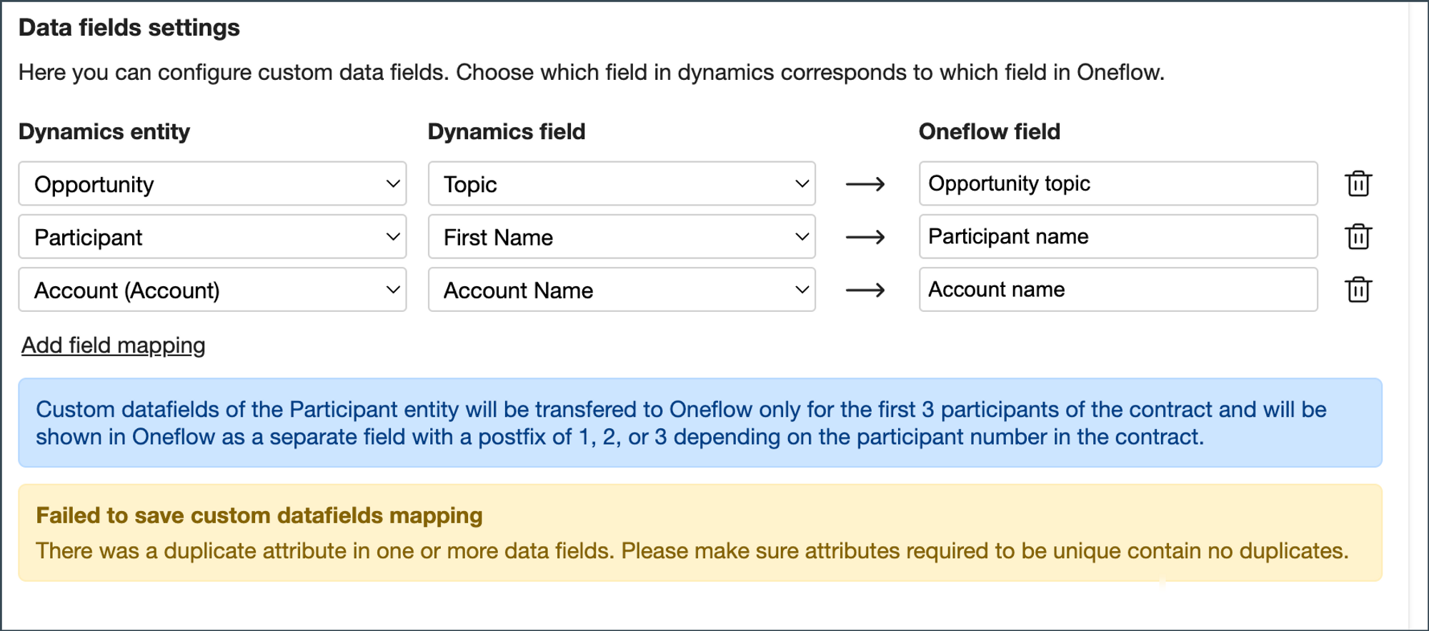 Validation Errors