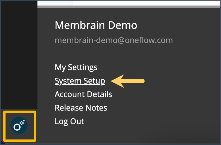 Membrain System Setup