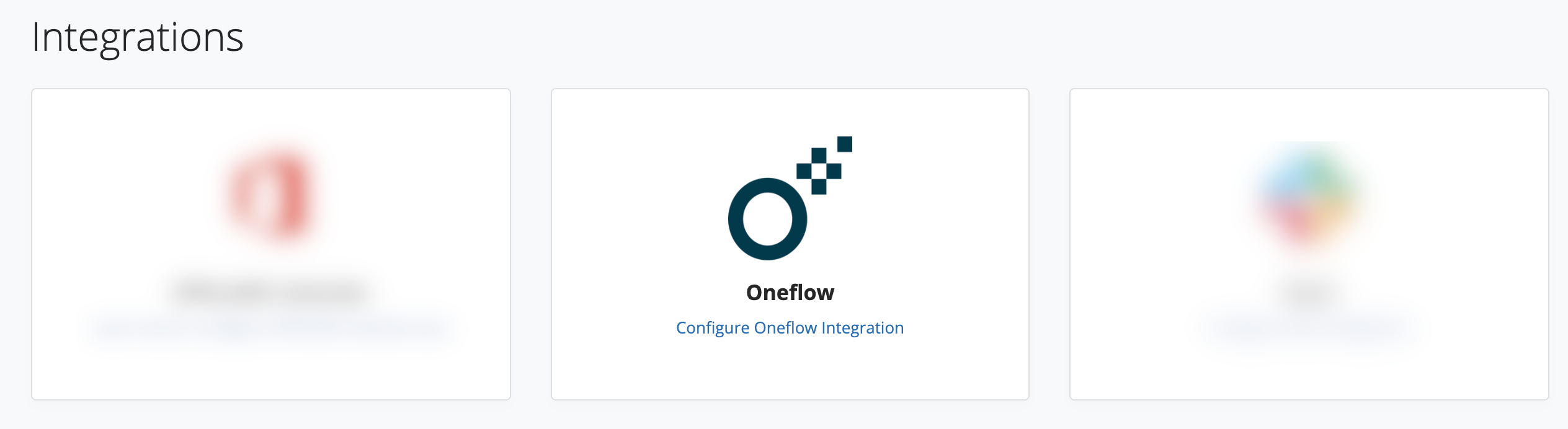 Oneflow in Membrain Integrations list