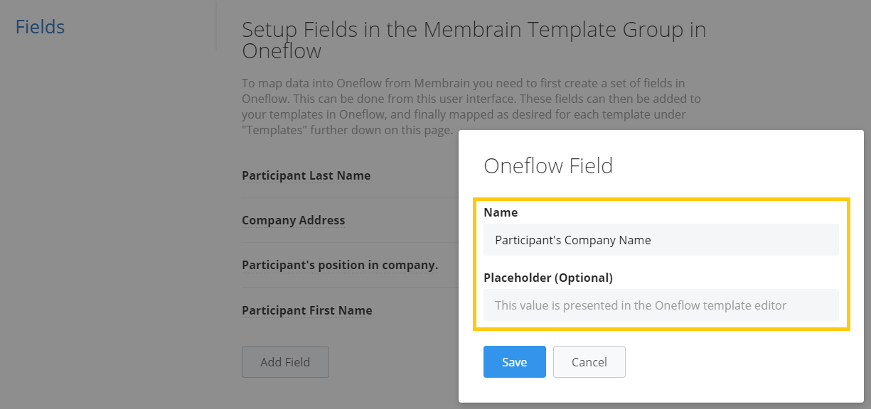 Configuring field properties