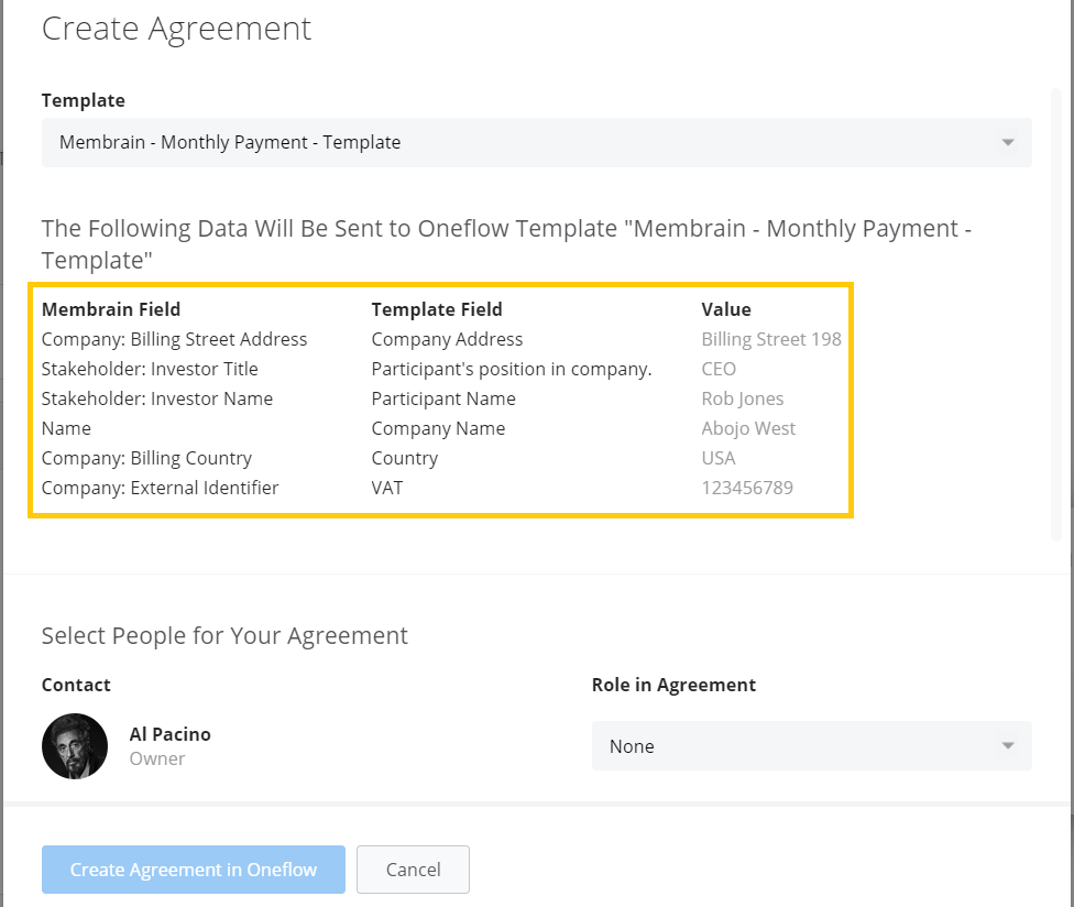 Verifying mapped data fields