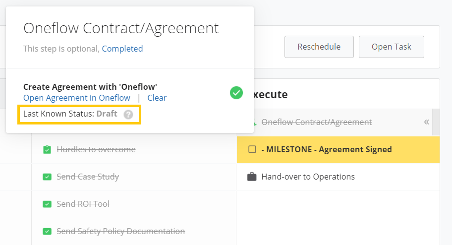 Checking contract status in Membrain