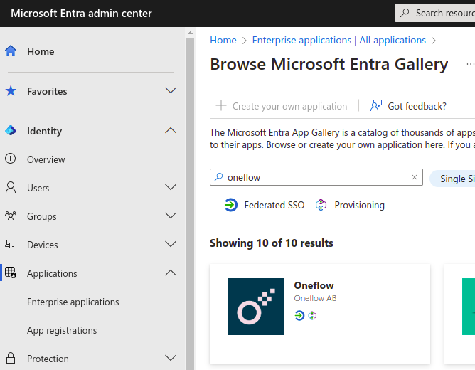 Configuring Entra ID SSO for Oneflow – Oneflow Help Center