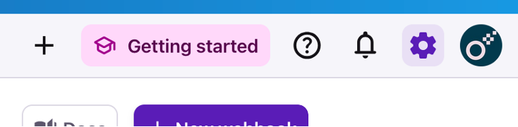 Settings cog in Recruitee