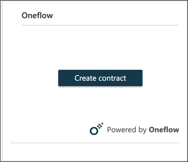 Create Contract Button