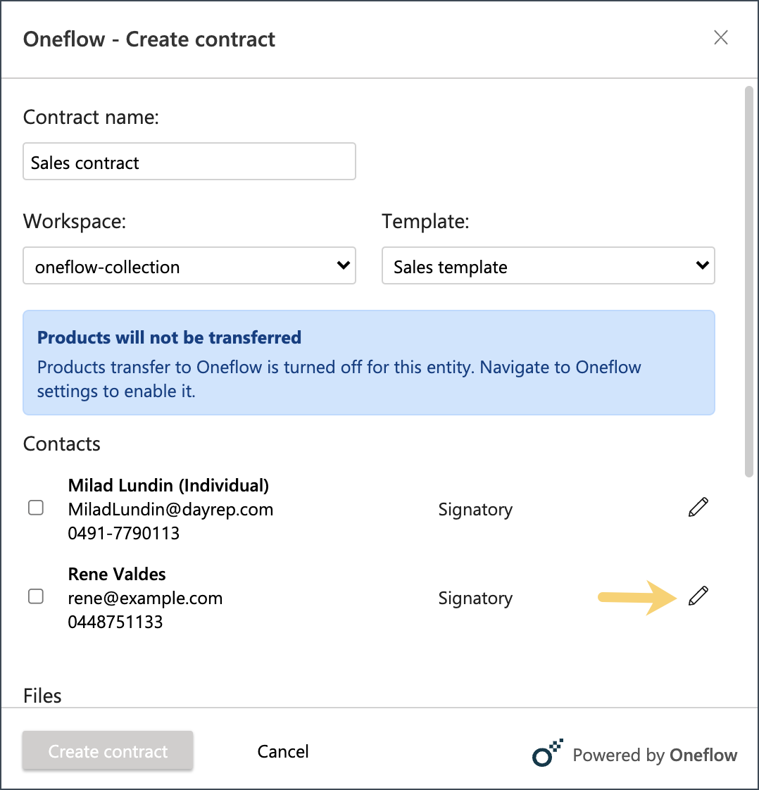 Edit Contact Icon