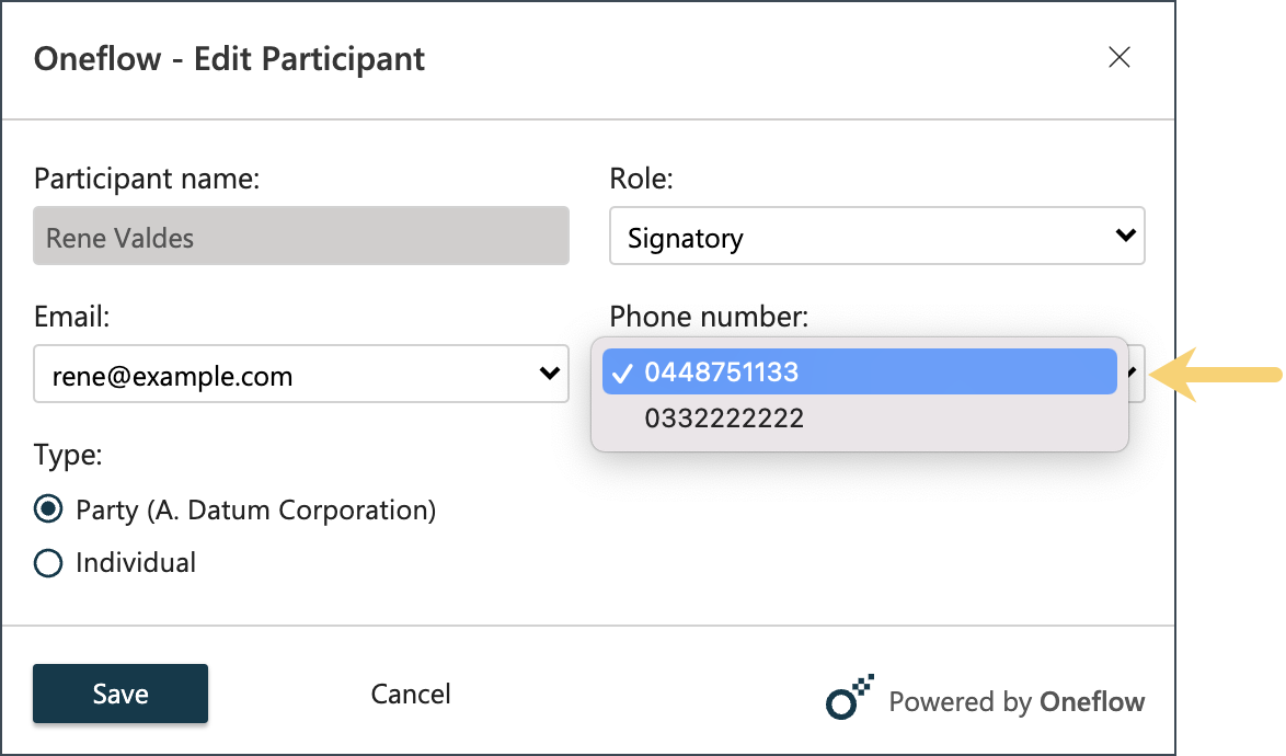 Verify Participant Fields