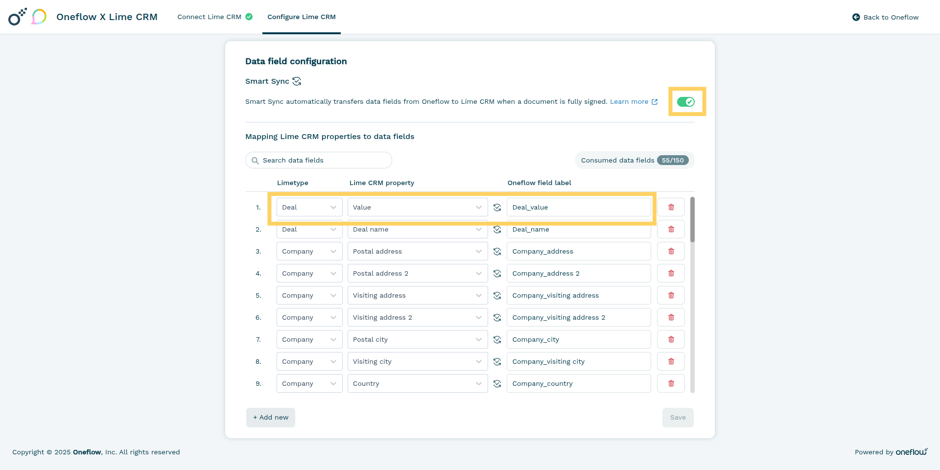 Smart Sync workflow diagram